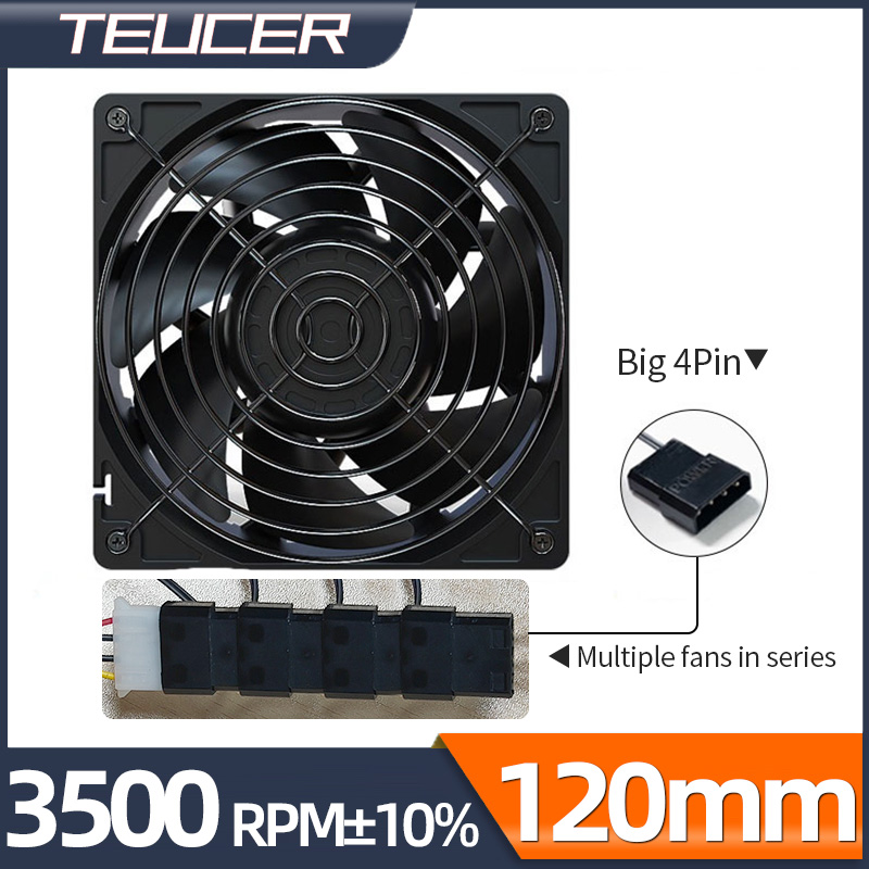 Pc Chassis - Teucer 3500 12cm U/min PC Computer